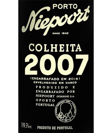 [PO001-1] Niepoort 'Colheita' Oporto 375mL, 2007