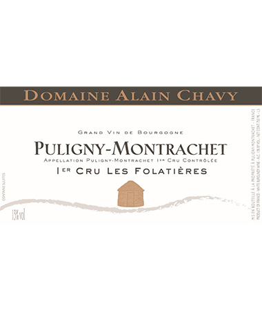 [FR005] Alain Chavy Puligny Montrachet 1er Cru, 2019