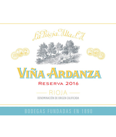 [ES005-2] La Rioja Alta 'Ardanza' Reserva, 2016 (750mL)