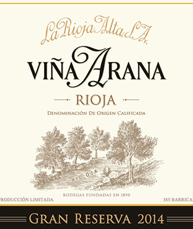 [ES002-1] La Rioja Alta 'Arana' Gran Reserva, 2014