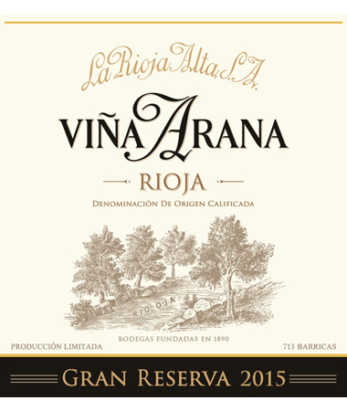 [ES002-2] La Rioja Alta 'Arana' Gran Reserva, 2015